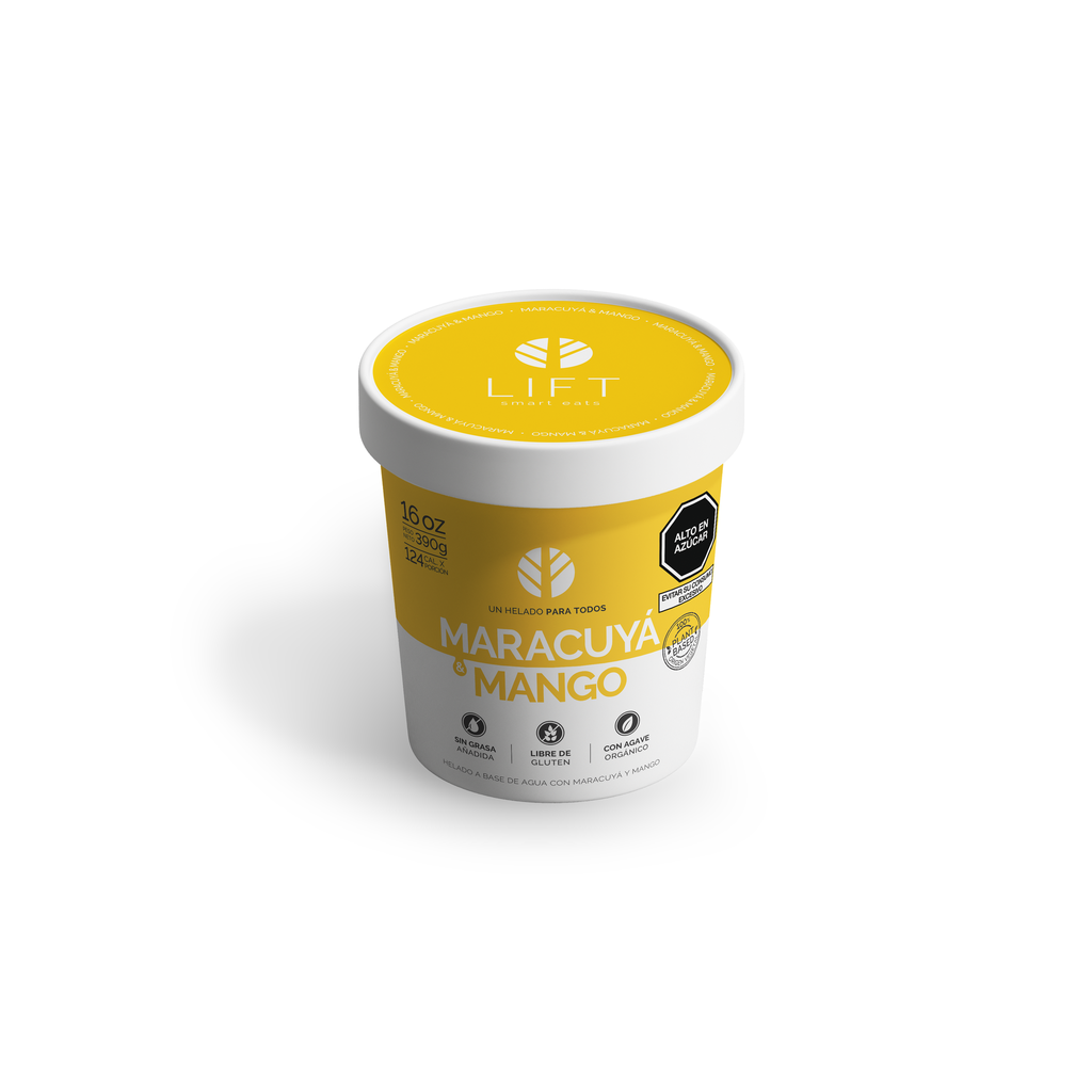 Lift Helado Maracuya & Mango 16 oz