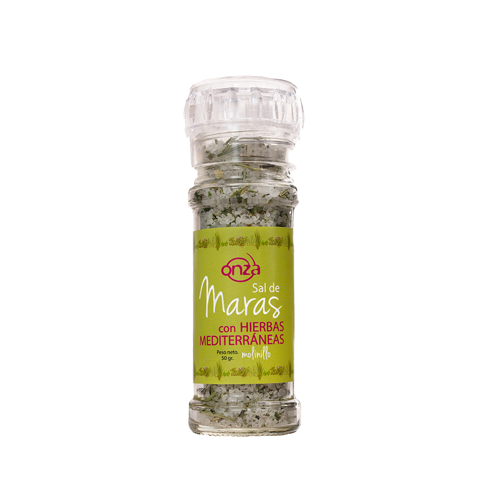 Onza Sal De Maras Hierbas Mediterraneas Molinillo 50gr
