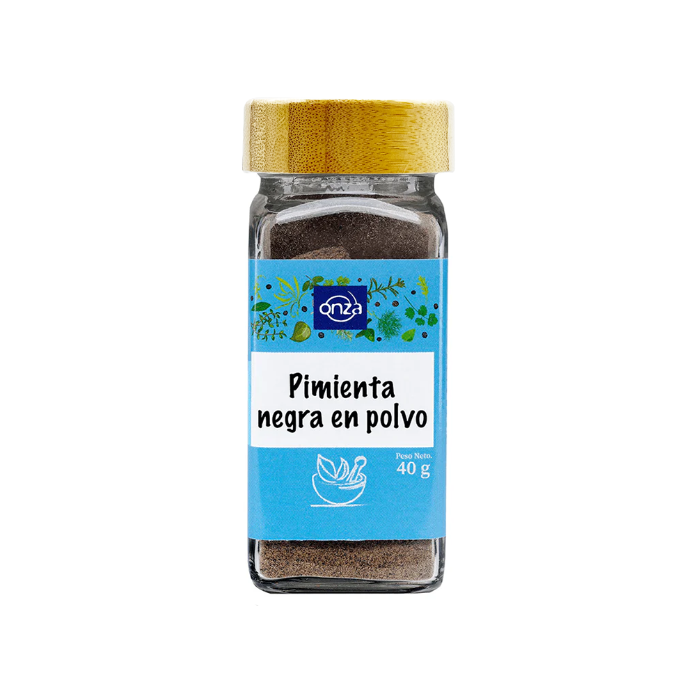 Onza Pimienta Negra Molida 40 gr