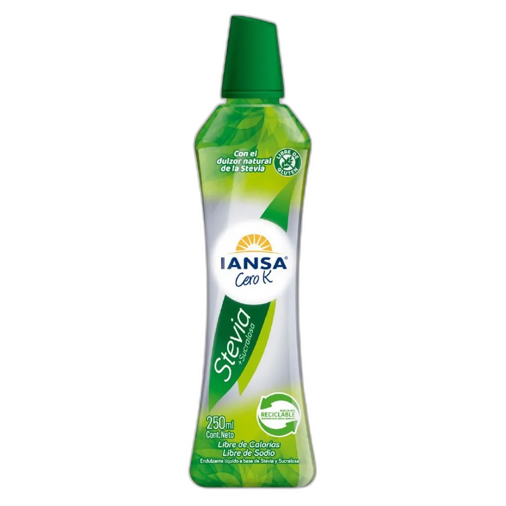 Iansa Cero K Stevia Líquida 210gr