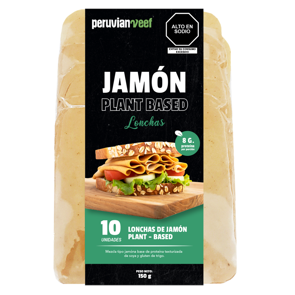 Peruvian Veff Jamón Vegano en Lonchas 150gr