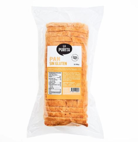 La Purita Pan Sin Gluten 710 gr