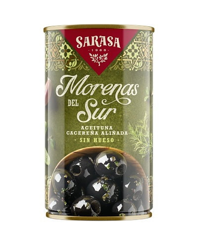 Sarasa Aceitunas Morenas Del Sur S/Hueso360 gr