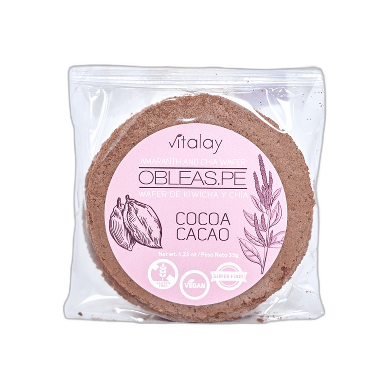 Vitalay Obleas de Cacao 15 gr