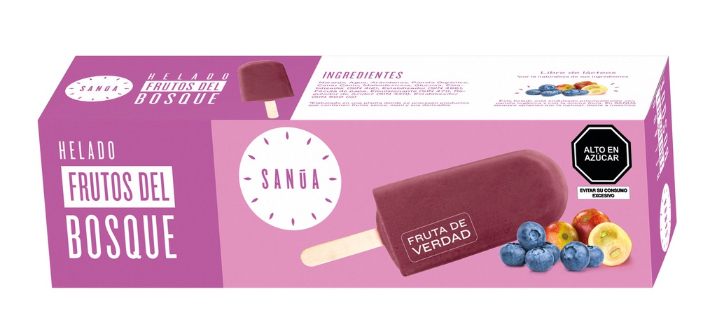 Sanua Paleta Frutos del Bosque 70 gr