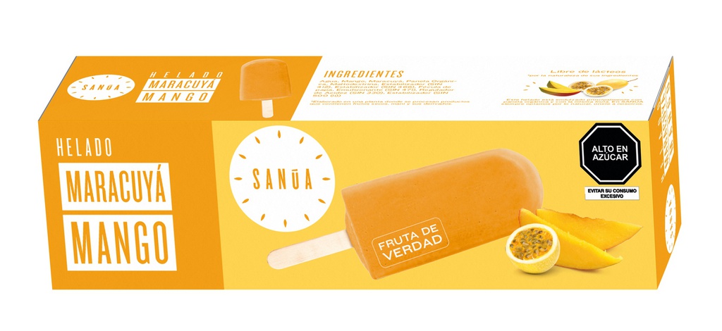 Sanua Paleta Mango Maracuya 70 gr