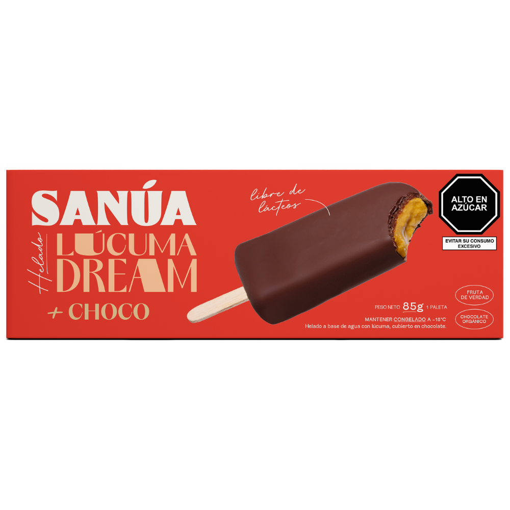 Sanua Paleta Lucuma Chocolate 85 gr