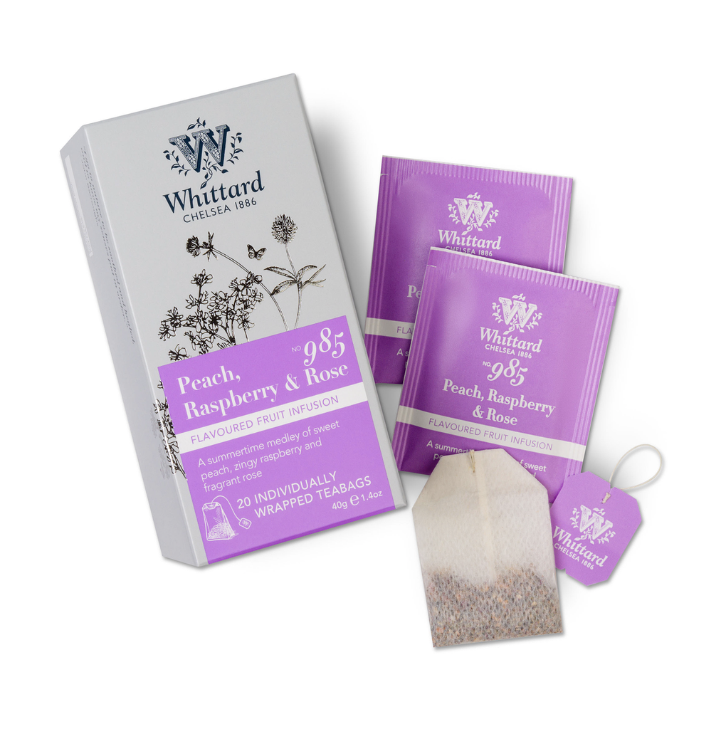 Whittard Infusion Peach Rasperry & Rose 20 Und