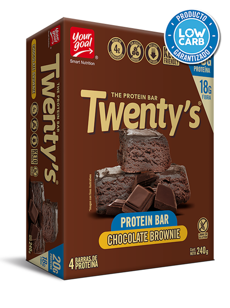 Your Goal Twenty's Barra Chocolate Brownie 4 Und