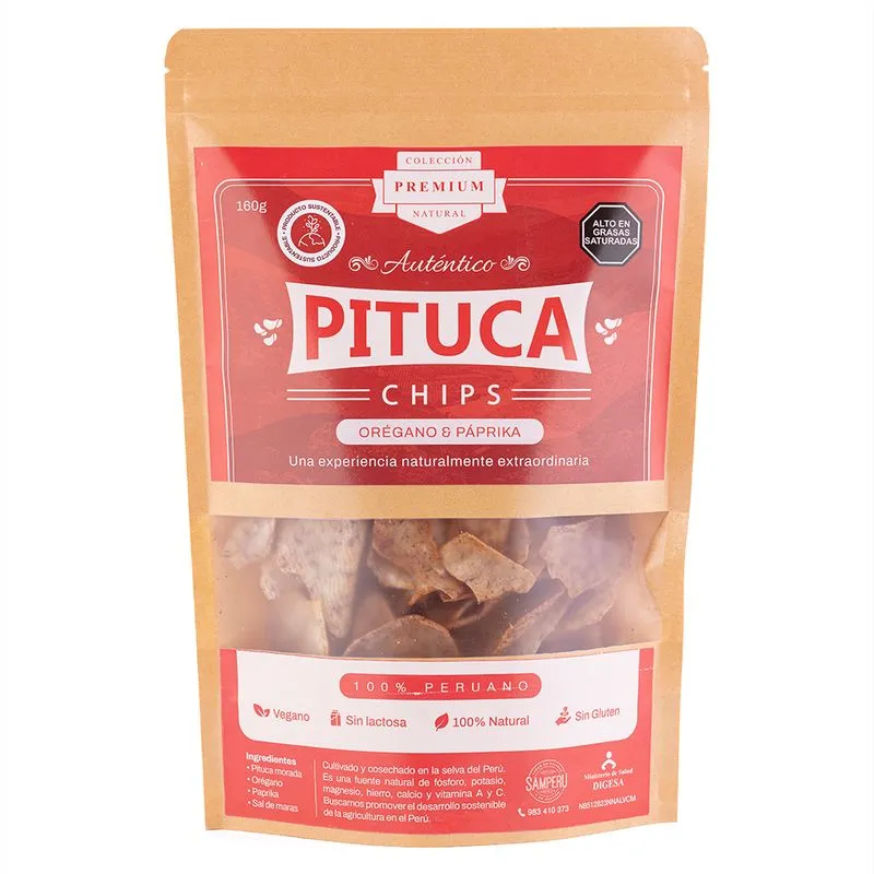 Pituca Chips Oregano Paprika 160 gr