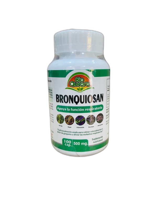 Bioaurora Capsulas Bronquiosan 100 Und