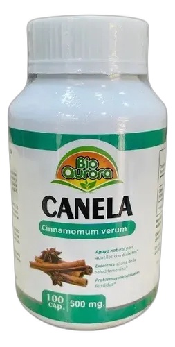 Bioaurora Capsulas Canela 100 Und