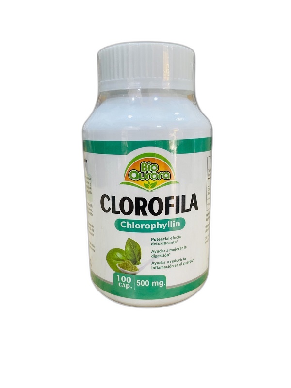 Bioaurora Capsulas Clorofila 100 Und
