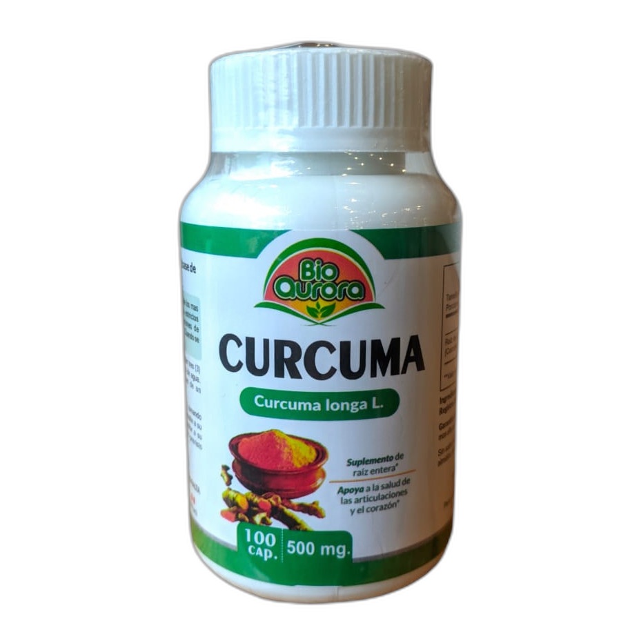 Bioaurora Capsulas Curcuma 100 Und