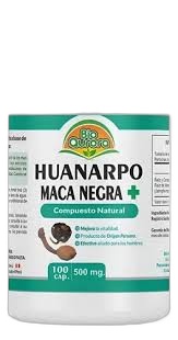 Bioaurora Capsulas Maca Negra & Huanarpo Macho 100 Und
