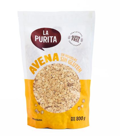 La Purita Hojuelas Avena Sin Gluten 800 gr