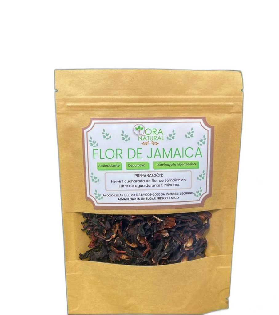 Qora Natural Flor de Jamaica 70 gr