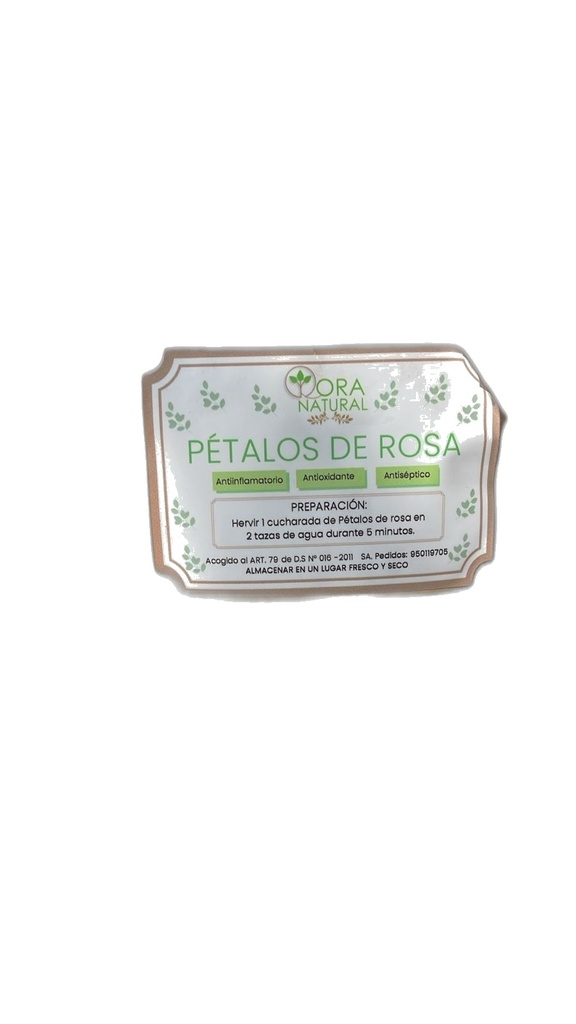 Qora Natural Petalos de Rosa 30 gr