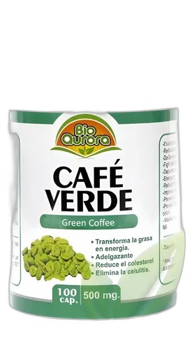 Bioaurora Capsulas Cafe Verde 100 Und