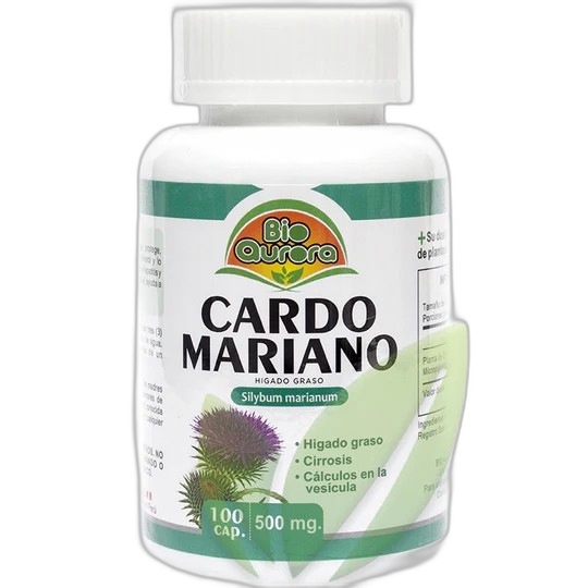 Bioaurora Capsulas Cardo Mariano 100 Und