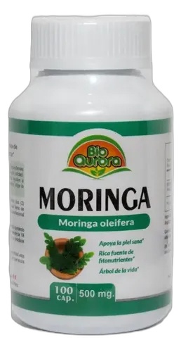 Bioaurora Capsulas Moringa 100 Und