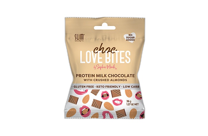 Slim Secrets Bites Milk Chocolate & Almonds 36 gr