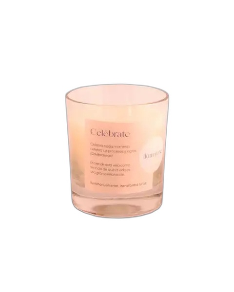 Illuminé Vela Celebrate Lavanda Pequeña