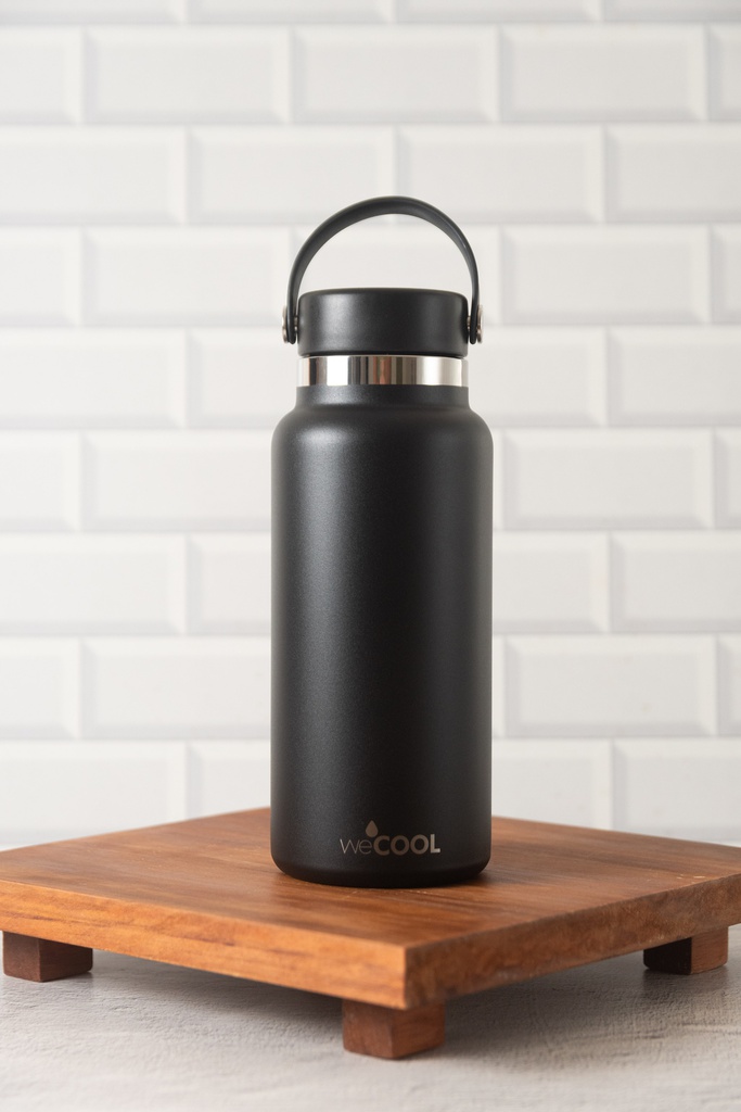 WeCool Botella Color Negro 1000 ml