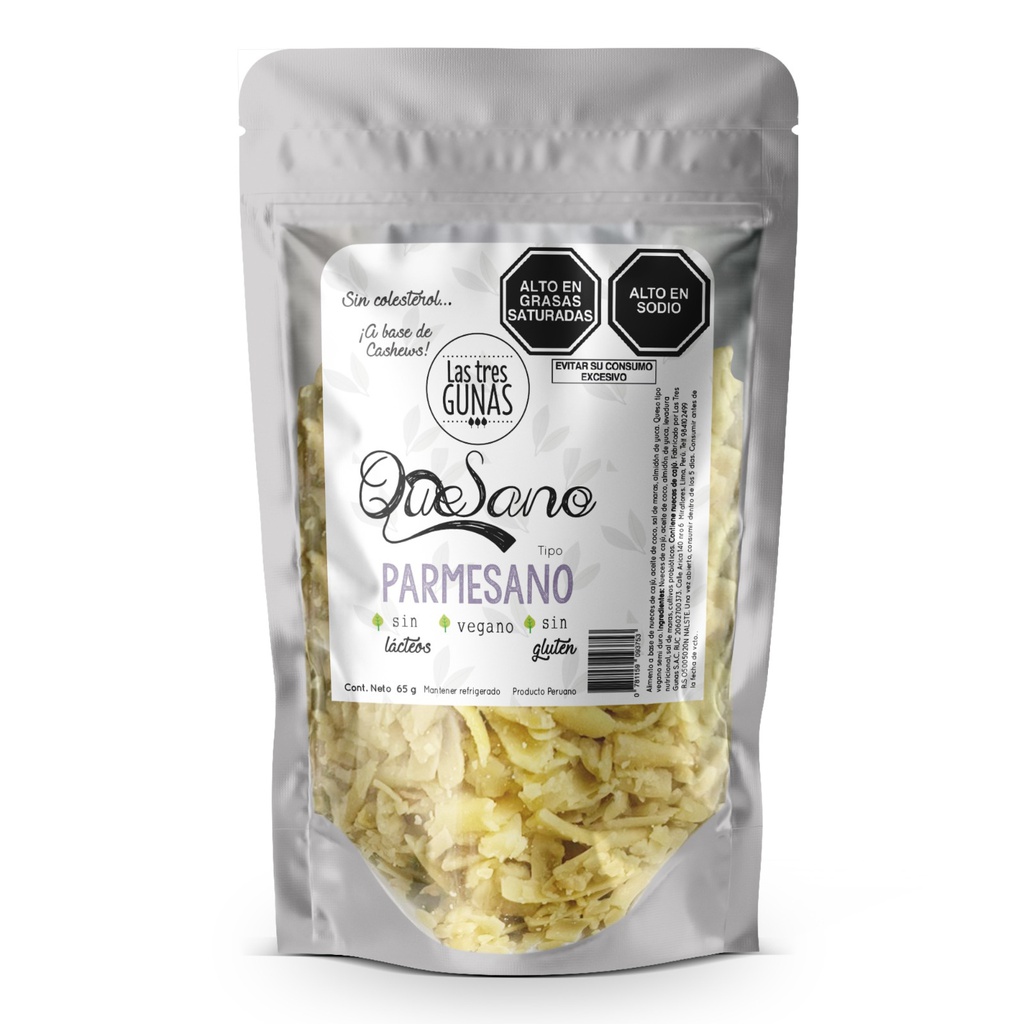 Las Tres Gunas QueSano Parmesano 65 gr