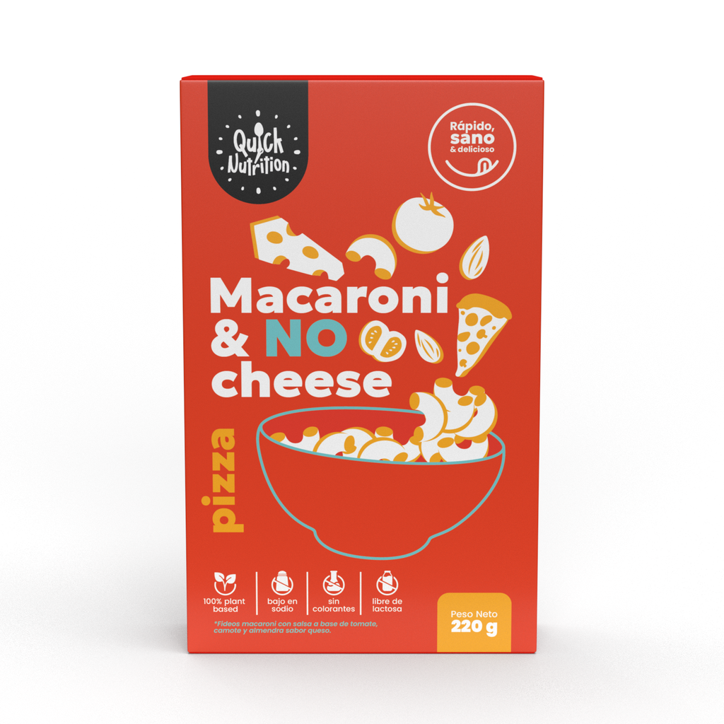 Quick Nutrition Macaroni & No Cheese Pizza 220 gr