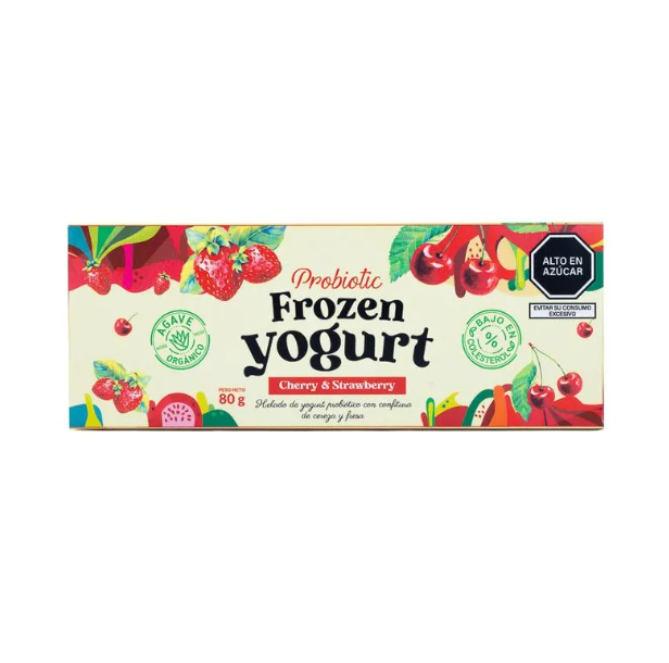Berries Del Peru Helado Paleta Cereza & Fresa 80 gr