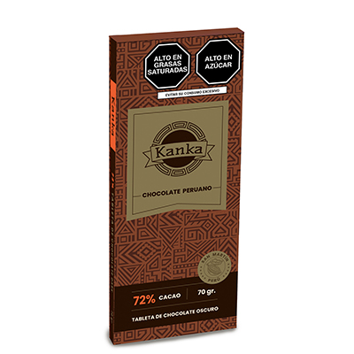 Kanka Chocolate 72% Cacao 70gr