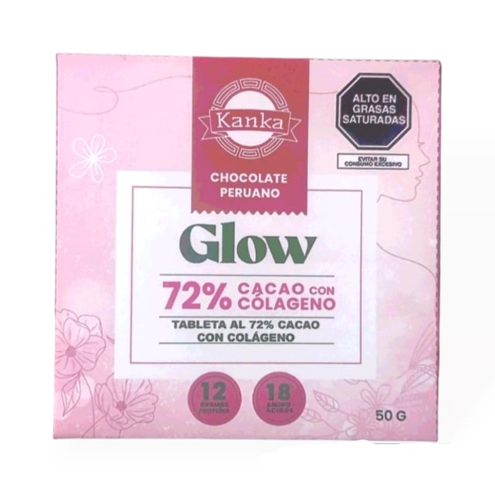 Kanka Chocolate 72% Cacao Con Colageno 50gr