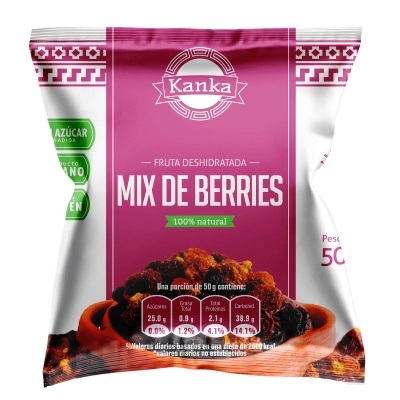 Kanka Deshidratado Mix Aguaymanto Y Arandanos 50gr