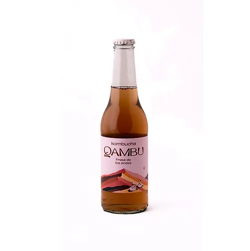Qambu Kombucha Fresa 350 ml
