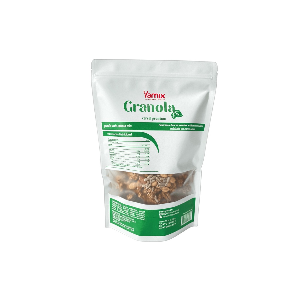 Yamix Granola Quinoa Stevia 500gr