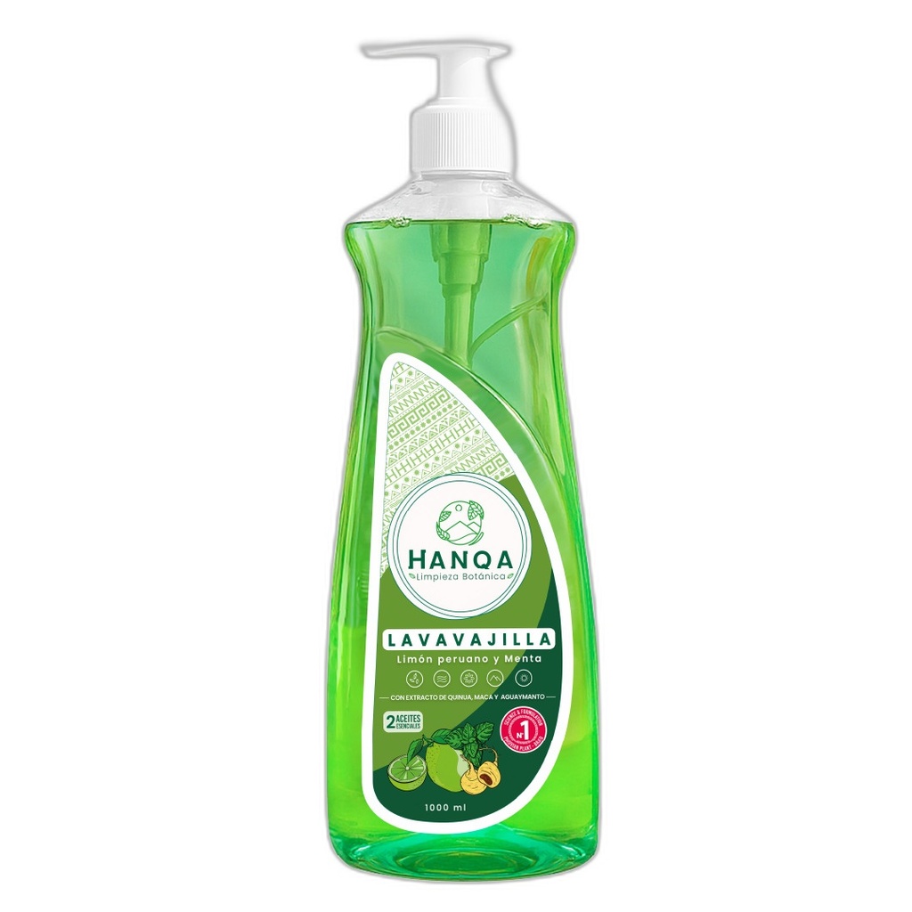 Hanqa Lavavajillas Limón y Menta 1000ml