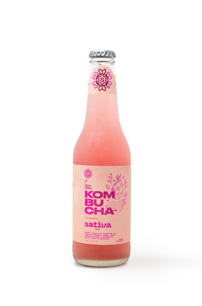 Sativa Kombucha Pink Flow 355 ml