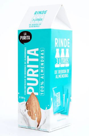 La Purita Concentrado de Almendras 3 Und