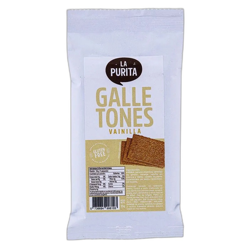 La Purita Galleton Vainilla & Vainilla 35 gr