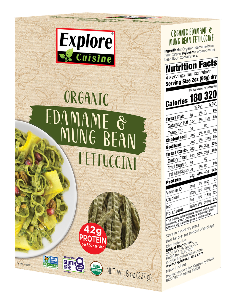 Explore Cuisine Edamame & Mung Bean Fettuccine 227 gr