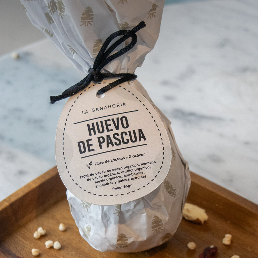 La Sanahoria Huevo De Pascua Stevia 65 gr