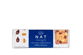 Nat Crackers Tostadas Datiles Almendras 160 gr