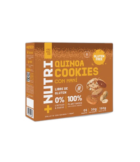 Nutri Co Galletas Mani Caja 5 Und