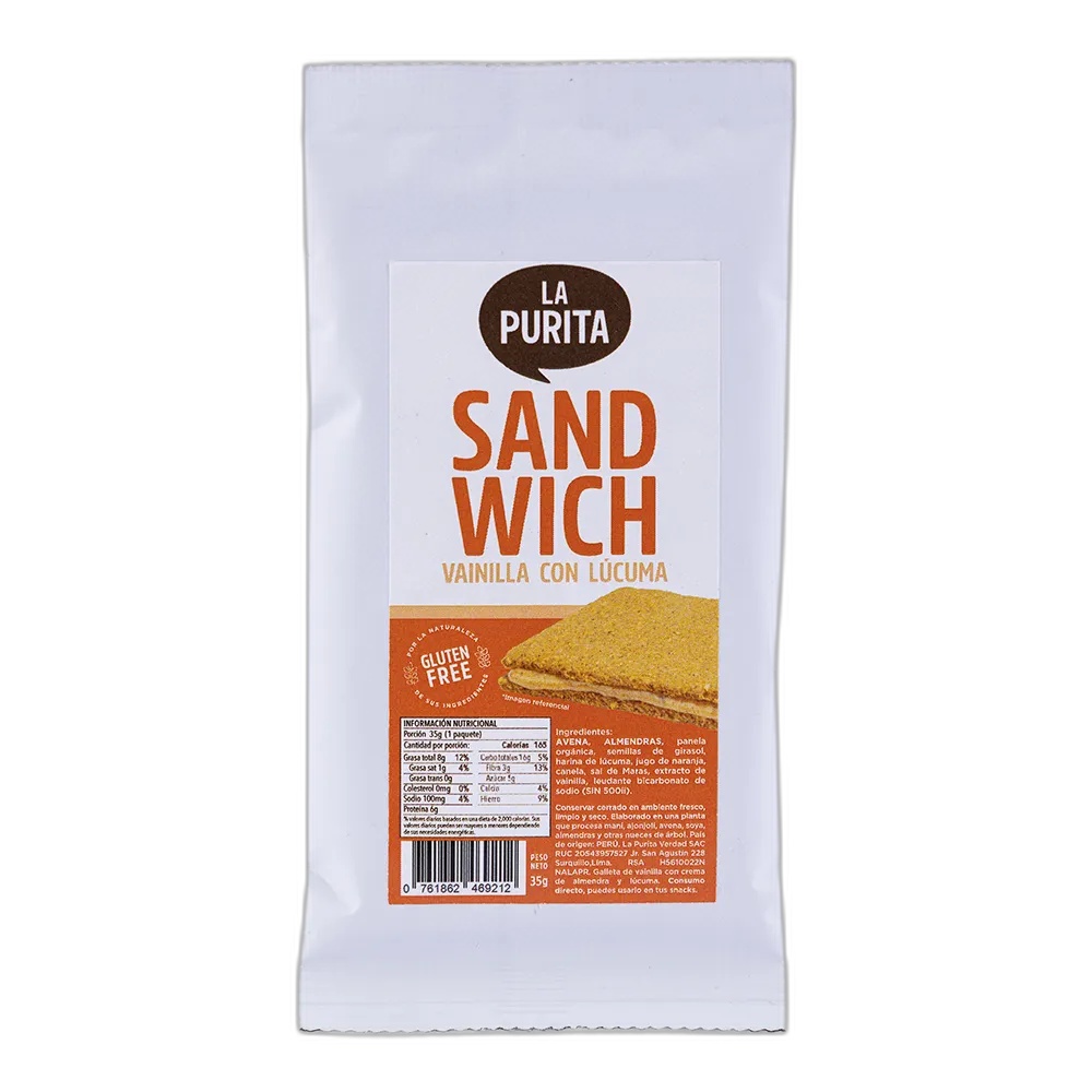 La Purita Galleton Vainilla & Lucuma 35 gr