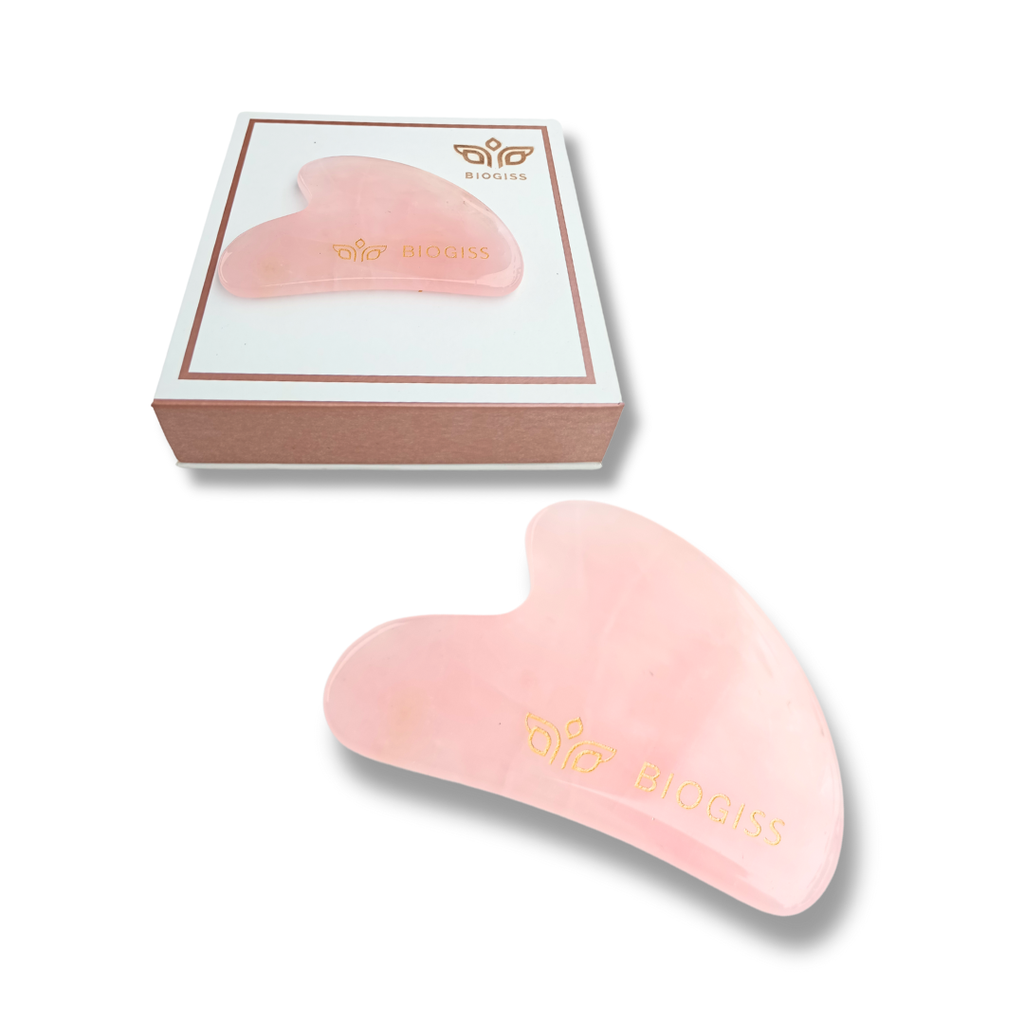 Biogiss Gua Sha de Cuarzo Rosa