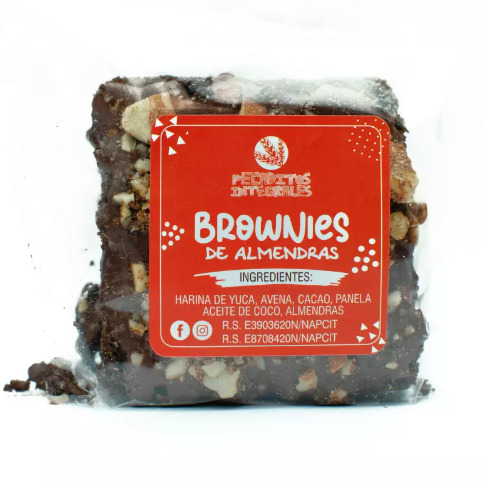 Pecaditos Integrales Brownie con Almendras 50 gr