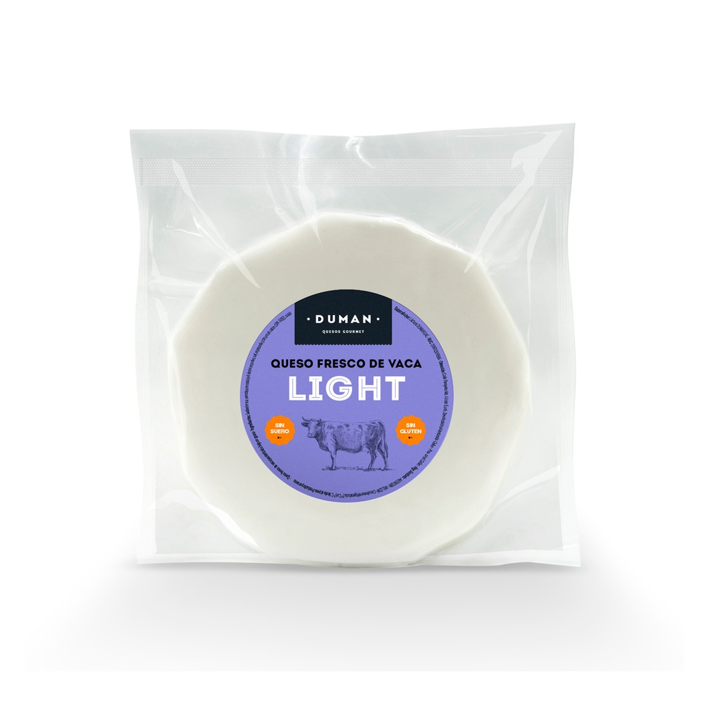 Duman Queso Fresco Vaca Light X Und 250 gr