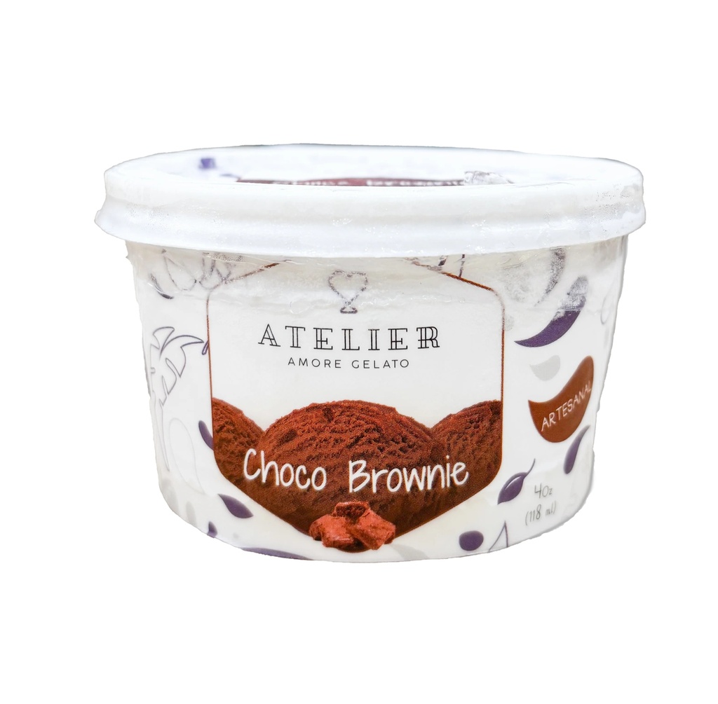 Atelier Gelato Artesanal Chocobrownie 118 ml