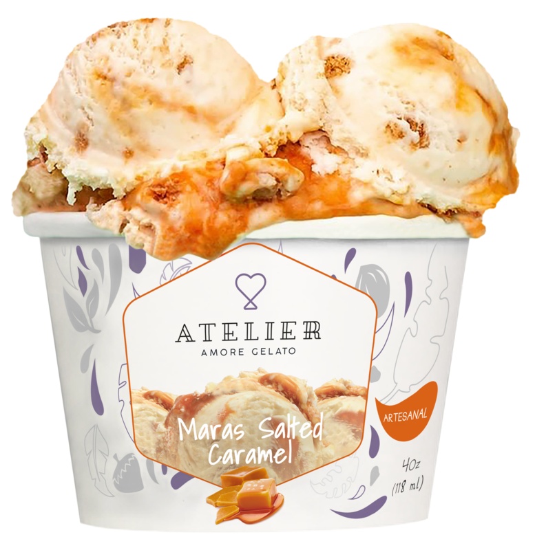 Atelier Gelato Artesanal Maras Salted Caramel 118 ml